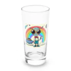 Qten369の宇宙人くん Long Sized Water Glass :front