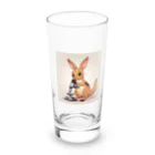 ganeshaのおもちゃの顕微鏡でかわいいカンガルーに会おう Long Sized Water Glass :front