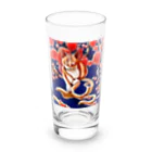 ソルブラインの和風猫｢凡｣ Long Sized Water Glass :front