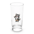 ととのいカエルのぼうけんタヌキくん Long Sized Water Glass :front