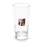 skapon256のもふもふ猫ちゃん Long Sized Water Glass :front