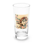 猫LOVE items Noahの猫LOVE items 鯖虎かくれんぼ Long Sized Water Glass :front