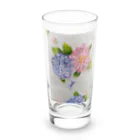 yurisacinの紫陽花 Long Sized Water Glass :front