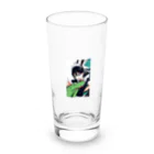 angry  maidのワニとメイド Long Sized Water Glass :front