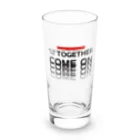 muscle_oniisanのオーマイゴッドトゥギャザー（黒文字） Long Sized Water Glass :front