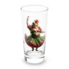 ZKBクエストSHOPのカエル・フラメンコ① Long Sized Water Glass :front