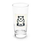 siromedakaの〇〇ぱんだくん Long Sized Water Glass :front