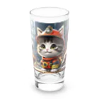 ねこねこねこんの猫が消防士 Long Sized Water Glass :front