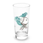 はる_社務所の和太鼓 Long Sized Water Glass :front