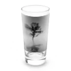 million-mindの朝靄の湖畔に浮かぶ木 Long Sized Water Glass :front