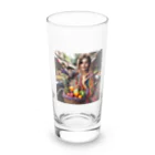 SWQAの買い物をする彼女 Long Sized Water Glass :front