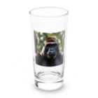 animalzの力強くどんと構えるゴリラ Long Sized Water Glass :front