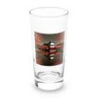 yohiti193の池に映る日本の歴史的建造物と紅葉 Long Sized Water Glass :front