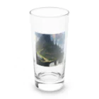 yohiti193の空想世界の天空に浮かぶ島国 Long Sized Water Glass :front