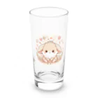 narunaru06のかわいいうさぎのキャラクターグッズです Long Sized Water Glass :front