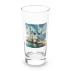 namidamakiの海辺の綺麗な城 Long Sized Water Glass :front