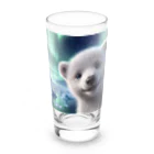 うみのいえ　シロクマ店のシロクマベビ Long Sized Water Glass :front