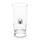 horidesuのドット絵の白髪ロング美少女 Long Sized Water Glass :front