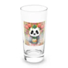 bigbamboofamilyのパンダの一休み　小籠包 Long Sized Water Glass :front