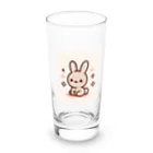 てぃえのきらきらうさぎ Long Sized Water Glass :front