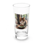 otya-nekoのお茶の時間ティータイム三毛猫 Long Sized Water Glass :front