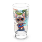 癒しの部屋🐾໒꒱のFun cat ★ Long Sized Water Glass :front