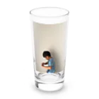 Minashのぼくのカッコいいポーズ Long Sized Water Glass :front