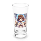 Winchester0517の魅力溢れるアニメキャラクターとして描かれた占い師 Long Sized Water Glass :front