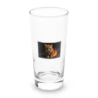 AItamの炎の守護者「炎タイプの猫」 Long Sized Water Glass :front