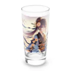 ISLG_AiのAIショップの夕暮れの優雅さ Long Sized Water Glass :front