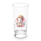 🐘Ganesha Shop🪷のぽってりゆる可愛ガネーシャ Long Sized Water Glass :front