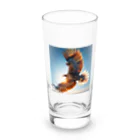 アニマルペイントの鷲のグッズ Long Sized Water Glass :front