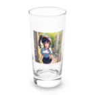 可愛嘘(かわうそ)くんの領域の田舎のJK Long Sized Water Glass :front