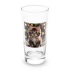 manaco-のふわふわの猫ちゃん ロンググラス前面