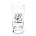 nndesignのBASEBALL LEFT PITCHER Long Sized Water Glass :front