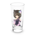 おもち。もちふわのメイク中 Long Sized Water Glass :front