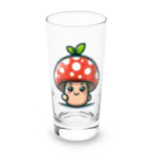 かわいいキノコくん🍄のかわいいキノコくん🍄 Long Sized Water Glass :front