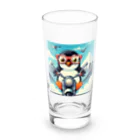 YFCのサングラスをかけたワイルドなペンギン③ Long Sized Water Glass :front