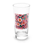 OTIRUBUTUBUTUの赤い花 Long Sized Water Glass :front