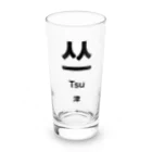 まごわやさしいの視力検査風「つ」 Long Sized Water Glass :front