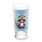 himajinseijin01のドット絵アライグマちゃんTシャツサイズ Long Sized Water Glass :front