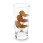 chicodeza by suzuriのすずめタワー Long Sized Water Glass :front