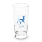 青い鳥の沖縄のくじら Long Sized Water Glass :front