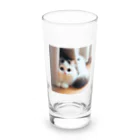 Hiro's Nyanderful Roomのかくれんぼにゃ Long Sized Water Glass :front