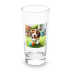 カジノ屋のビーグル犬キキちゃん Long Sized Water Glass :front