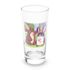 WhimsyWaresのうさぎ Long Sized Water Glass :front