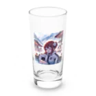 SWQAの温泉楽しむ女子 Long Sized Water Glass :front