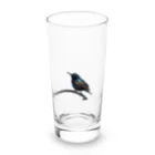 horidesuの鳥です Long Sized Water Glass :front
