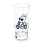 BOSATUのバイクに乗ったうさぎ Long Sized Water Glass :front