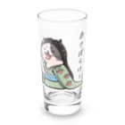 ひよこ男爵とまだむにゃんのせいしょうにゃごんだにゃん Long Sized Water Glass :front